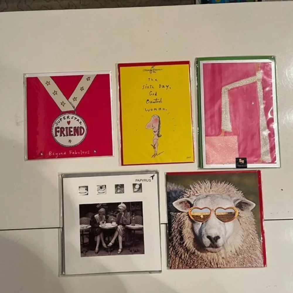 Greeting Cards‎ / Friendship / Blank  (Bundle of 5 cards!) (new)
